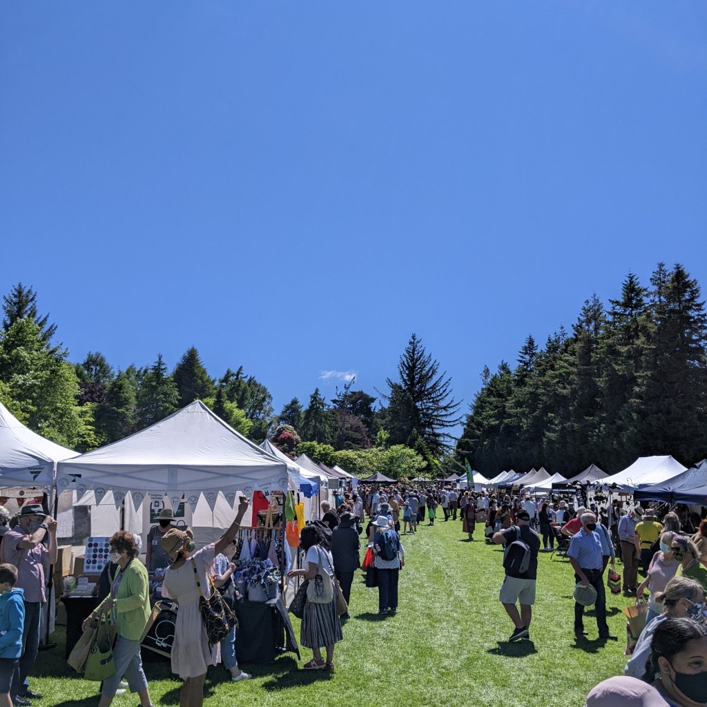 Cross Hills Gardens Country Fair - market stalls