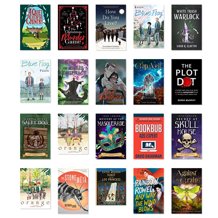 Goodreads 2021 books read. Screenshot 1/4.