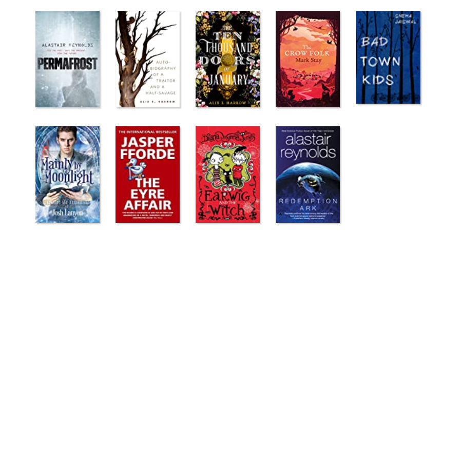 Goodreads 2021 books read. Screenshot 4/4.