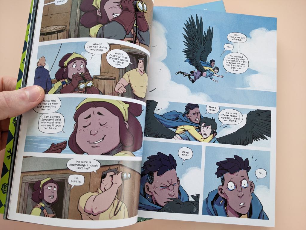 WYND Book Two - The Secret of the Wings. Example pages.