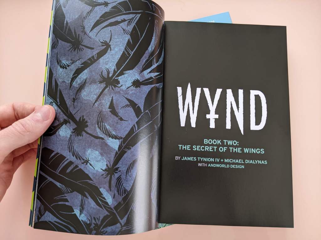 WYND Book Two - The Secret of the Wings. Title page.