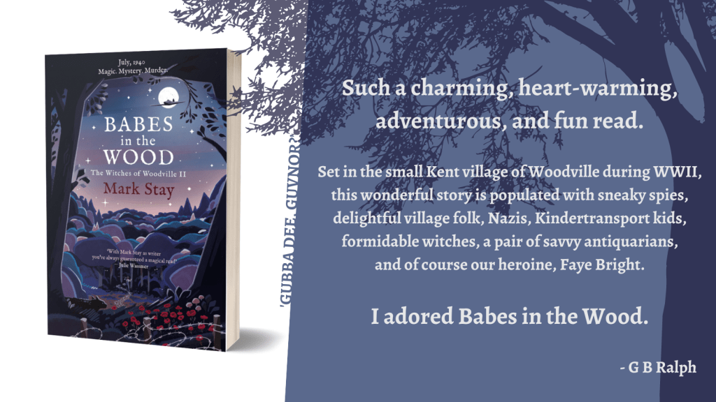 Babes in the Wood cover image and review text.