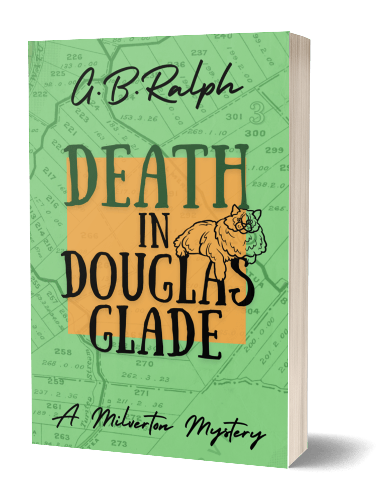 Death in Douglas Glade (The Milverton Mysteries Book 3) by G. B. Ralph. Book cover image.