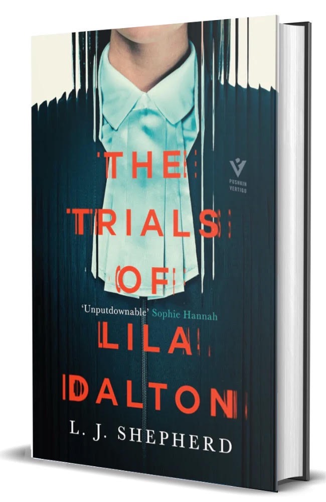 The Trials of Lila Dalton by L.J. Shepherd. Book cover image.