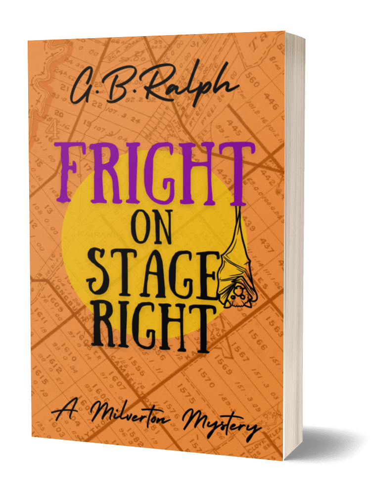 Fright on Stage Right (The Milverton Mysteries Book 4) by G. B. Ralph book cover image