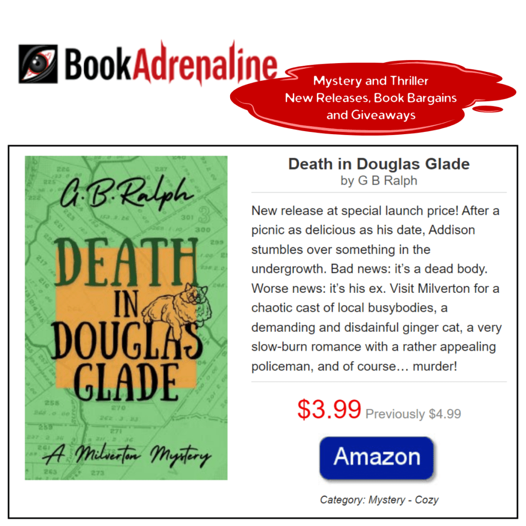 Death in Douglas Glade by G B Ralph. Book featured on Book Adrenaline