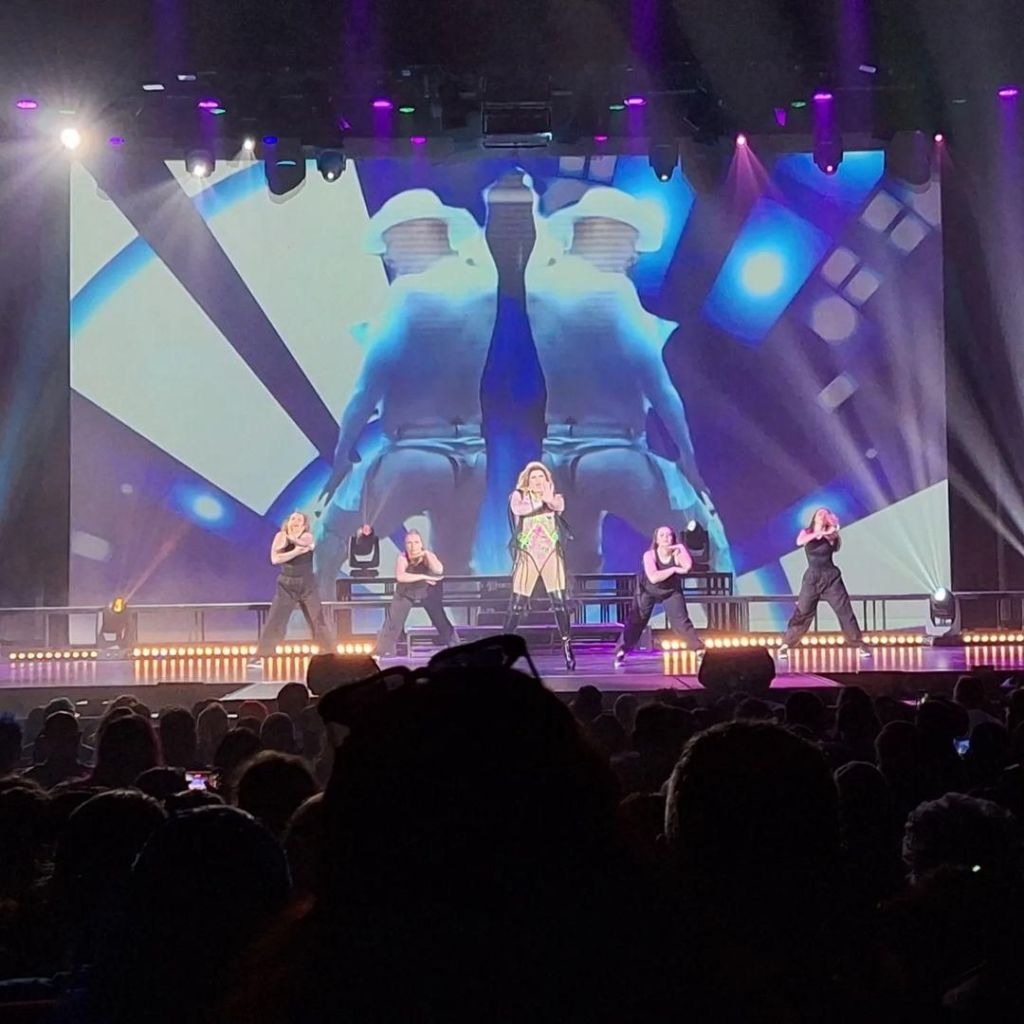 Palmy Drag Fest drag show performance by Spankie Jackzon