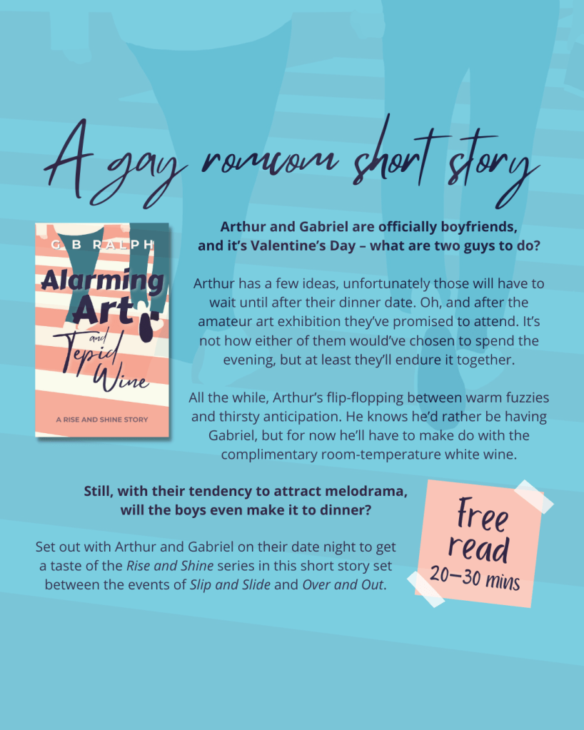 Alarming Art and Tepid Wine by G. B. Ralph. Story cover image and blurb.