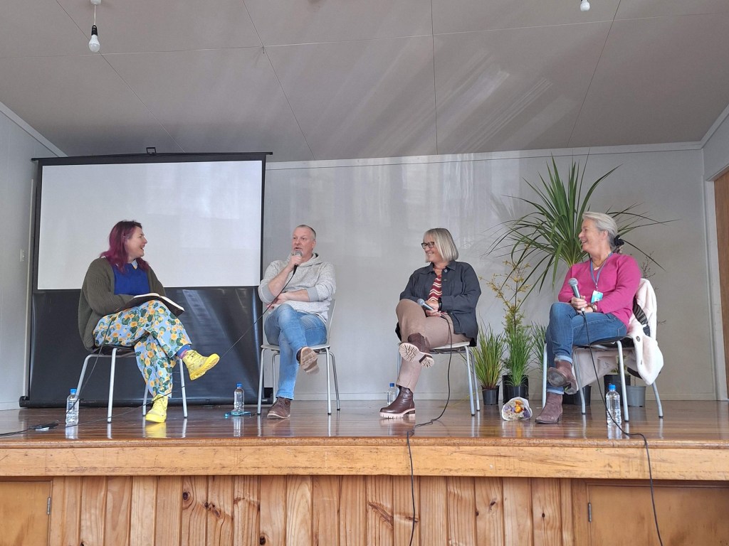 Criminal Minds panel of four authors sitting on stage