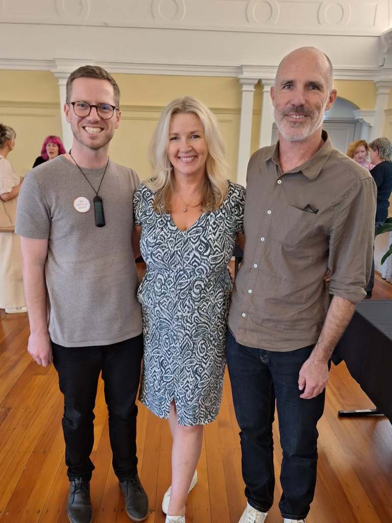 Indie publishing panellists posing for a photo