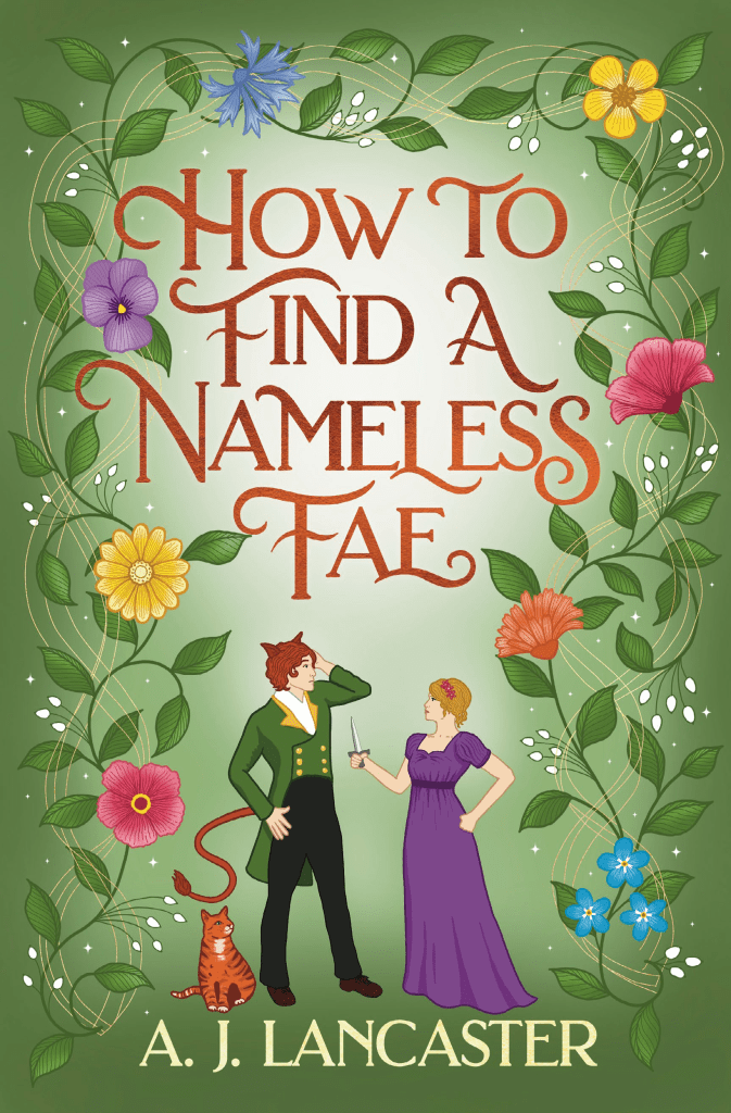 How to Find a Nameless Fae by A.J. Lancaster. Book cover image.