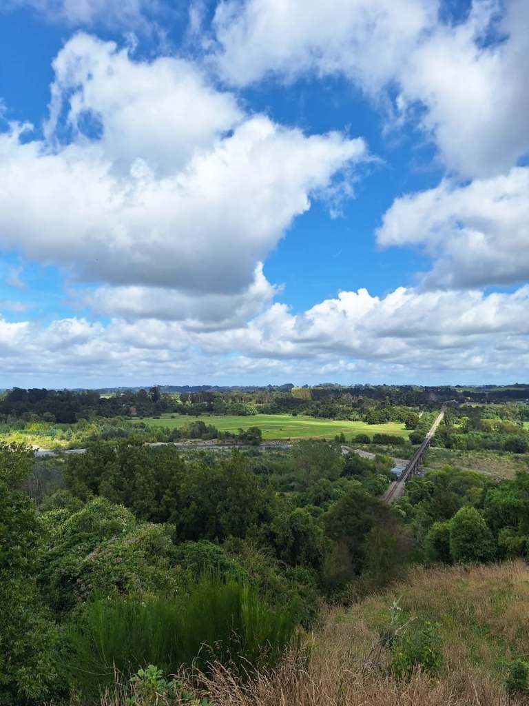 Landscape view from high vantage point